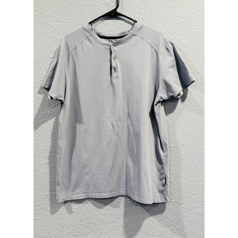 Kenneth Cole Men's T-Shirt, Size Large, Light Blue/Gray